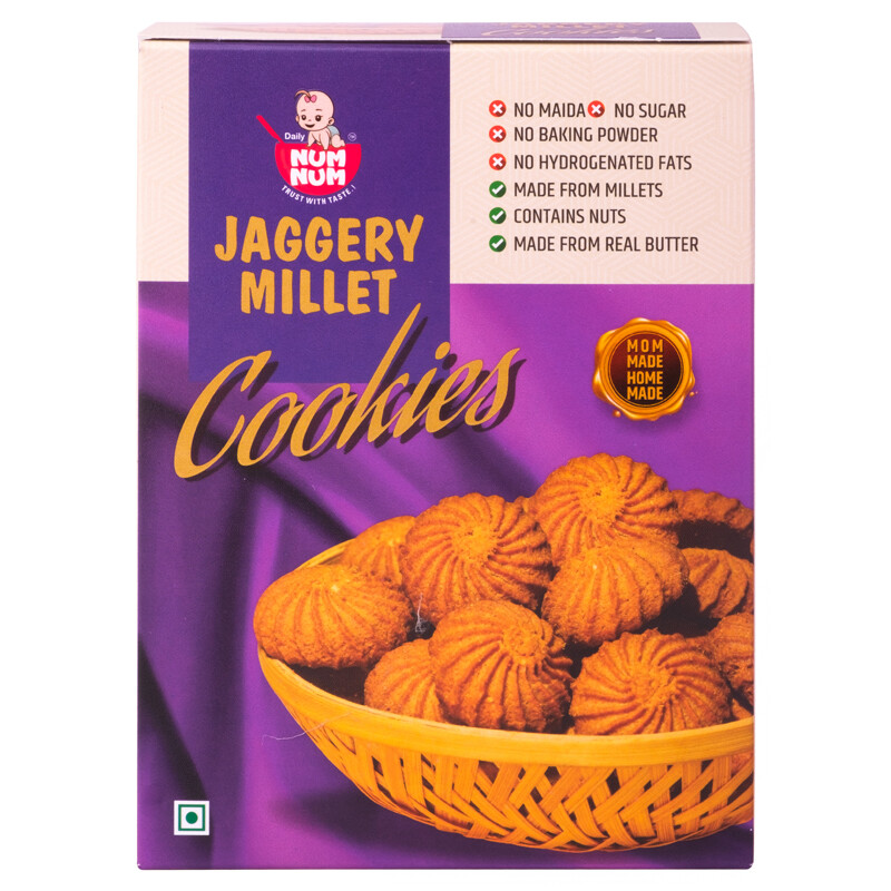 Jaggery Millet Cookies