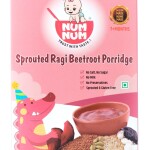 Sprouted Ragi Beetroot Porridge