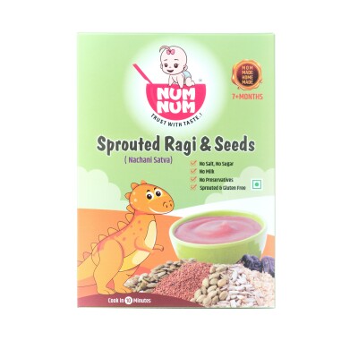 Sprouted Ragi and Seeds