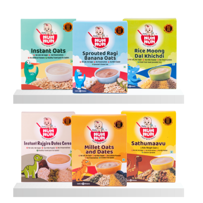 Multigrain Cereals Trial Pack Combo of 6 (50 Gms Each)