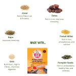 Millets Oats & Dates| 50gms Trial Pack | Blend of Oats and Millets with Dates |