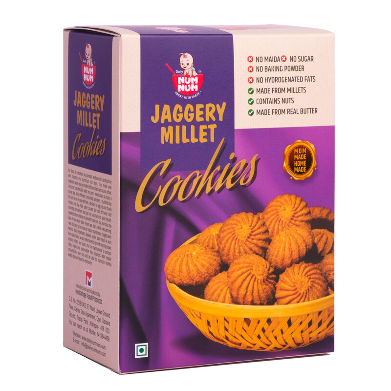 Jaggery Millet Cookies