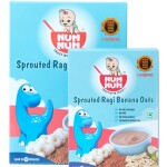 Sprouted Ragi Banana Oats