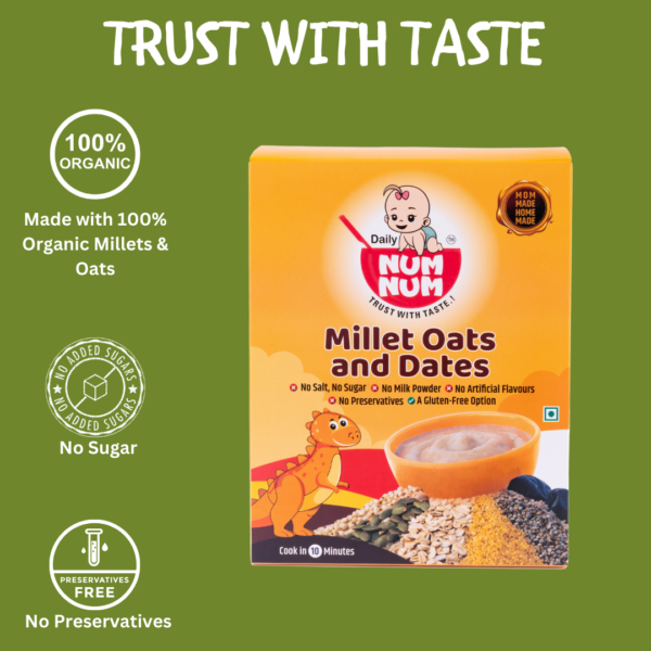 Millets Oats & Dates| 50gms Trial Pack | Blend of Oats and Millets with Dates - Image 5