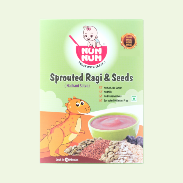 Sprouted Ragi and Seeds