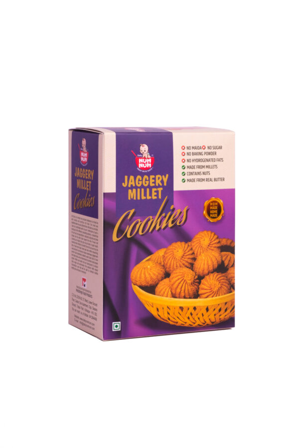 Jaggery Millet Cookies Combo | 150 Gms Each * 2 | - Image 3