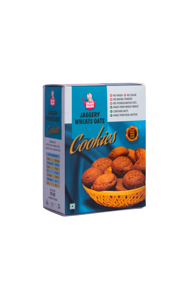 Jaggery Wheat Oats Cookies -  Oats ,- 150 Gms - Image 5