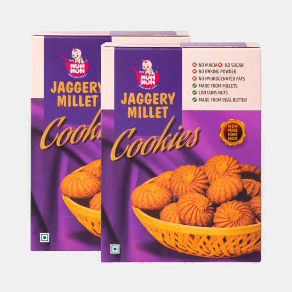 Jaggery Millet Cookies Combo | 150 Gms Each * 2 |