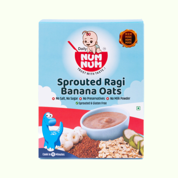 Sprouted Ragi Banana Oats