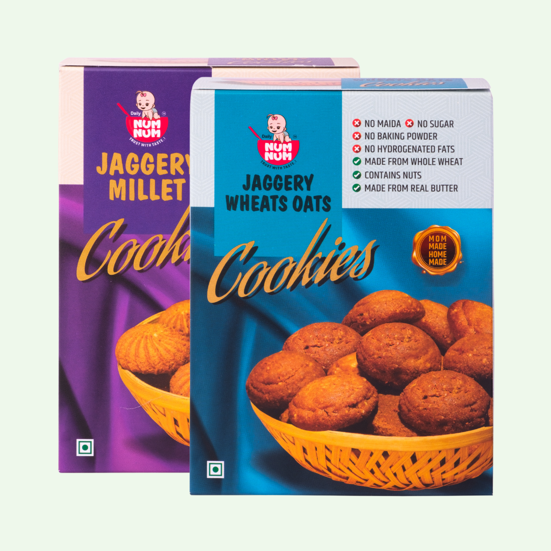 Jaggery Cookies Combo Pack | 150 Gms * 2 |