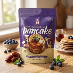 Blueberry Buckwheat Pancake | Buckwheat, Oats, Bajra | 200 gms